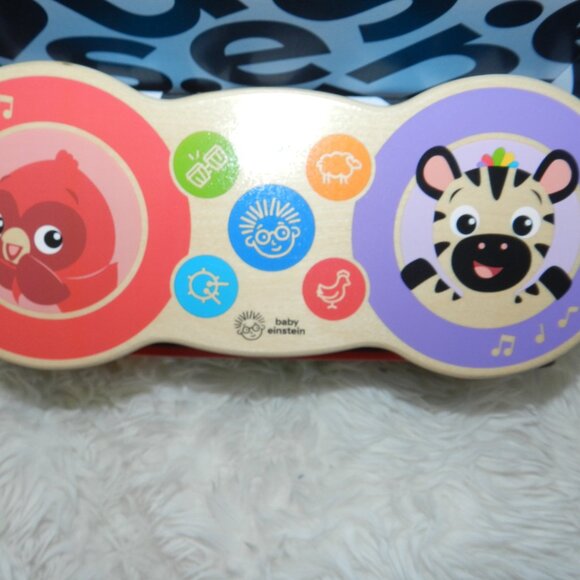 Baby Einstein Upbeat Tunes Magic Touch Wooden Drum Musical Toy🆕Ships Fast💨⚡🚚 - Picture 8 of 14
